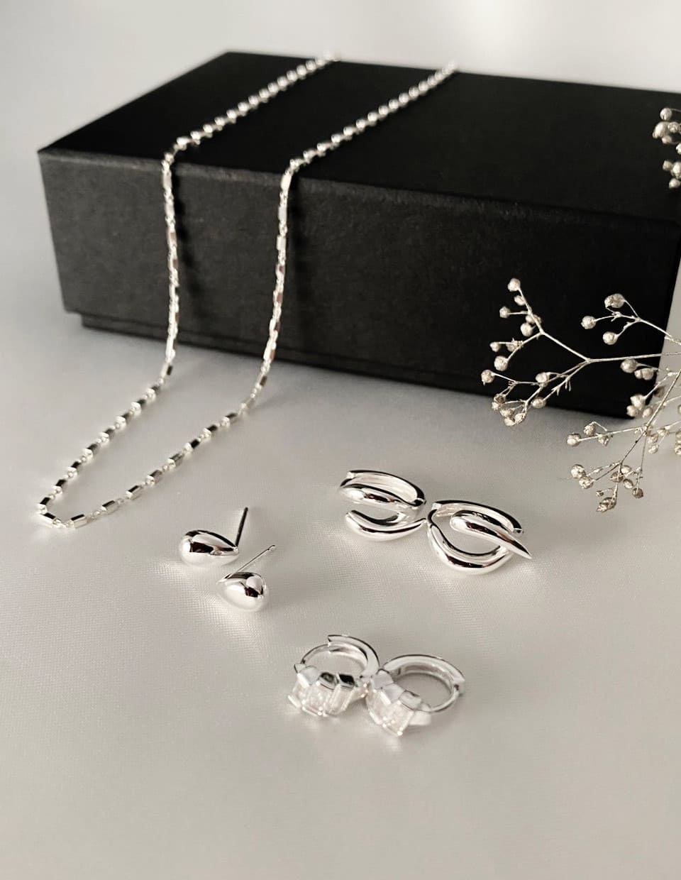 選べるアクセサリー ネックレス ＆ 選べる ピアス or イヤリング セット ⁄ レディース人気 ジルコニア K18 チェーン ゴールド 18金 18K K18 プラチナ  仕上げ SV925 シルバーアクセサリー 誕生日　入学式　プレゼント ギフト カップル 彼女 恋人 嫁 女性 妻 おすすめ set_001