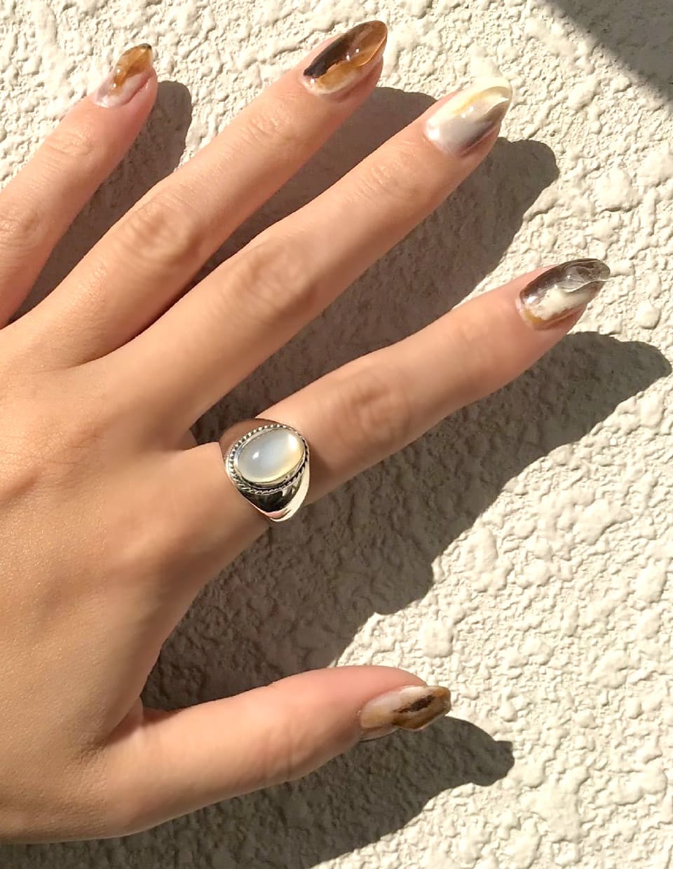 ムーンストーンリング シルバー925
