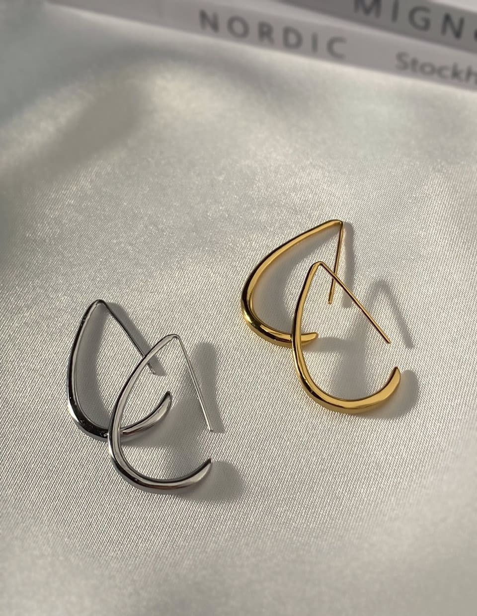 ドロップフックピアス シルバー925