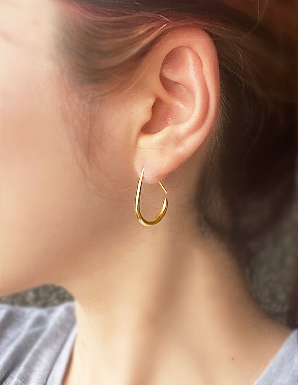 ドロップフックピアス シルバー925