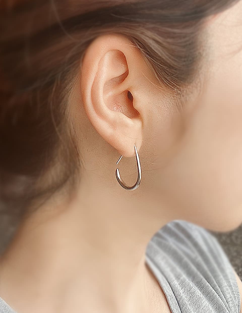 ドロップフックピアス シルバー925