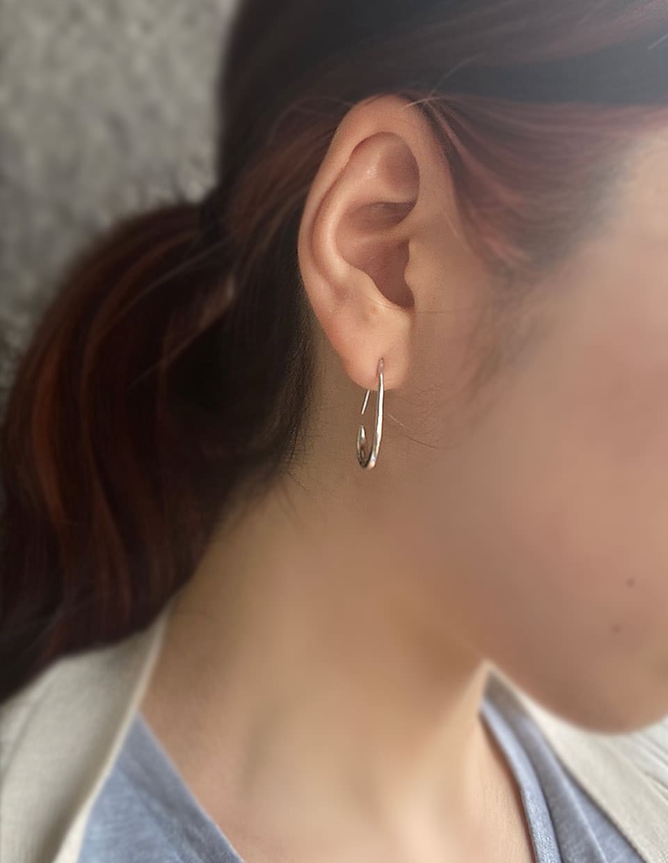 ドロップフックピアス シルバー925
