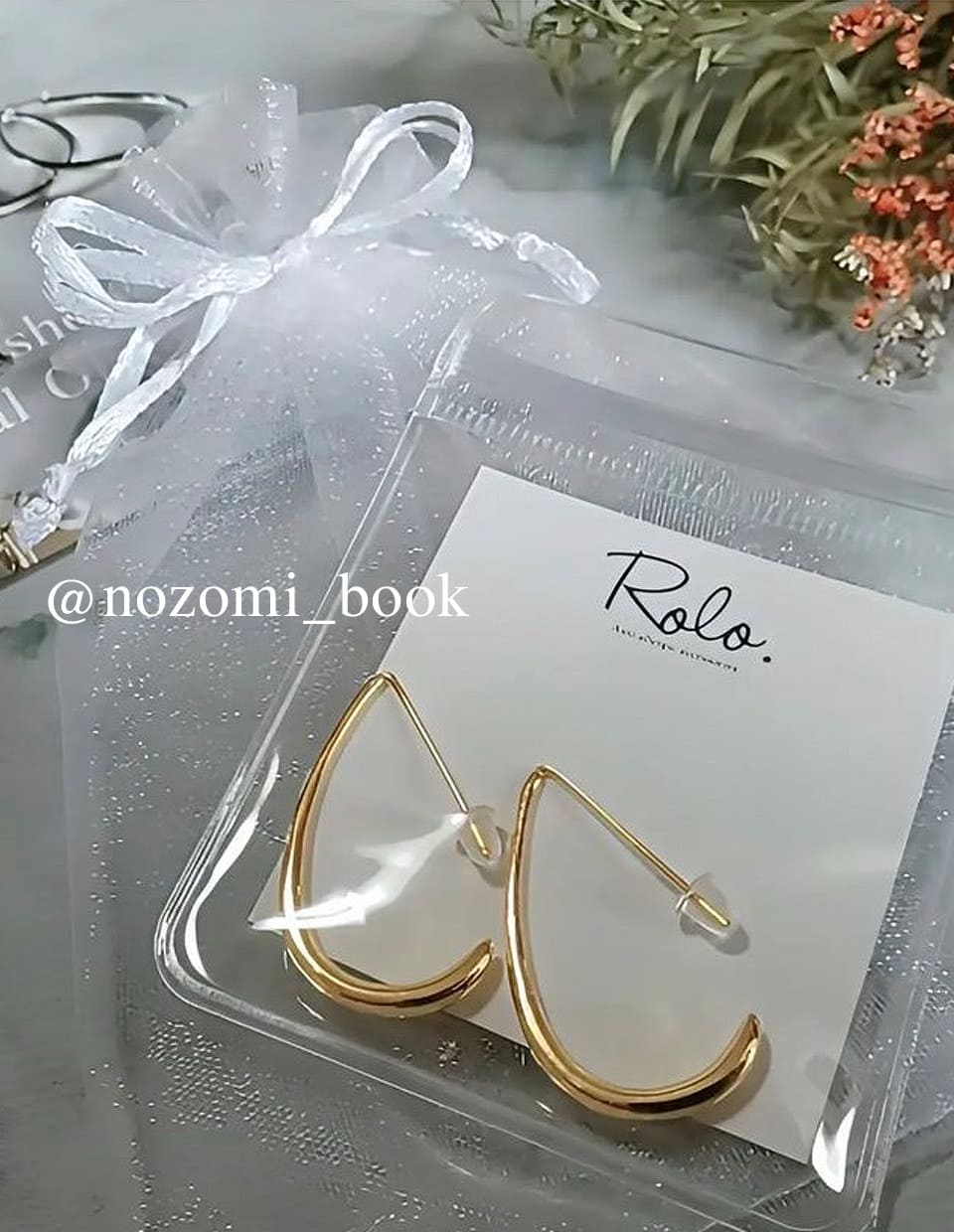 ドロップフックピアス シルバー925