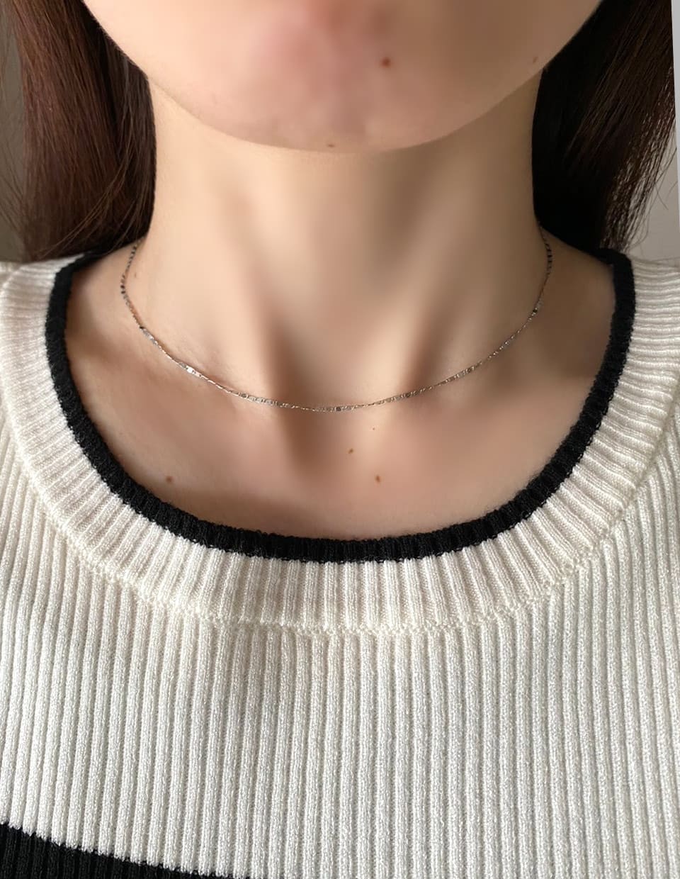 デザインチェーンネックレス シルバー925