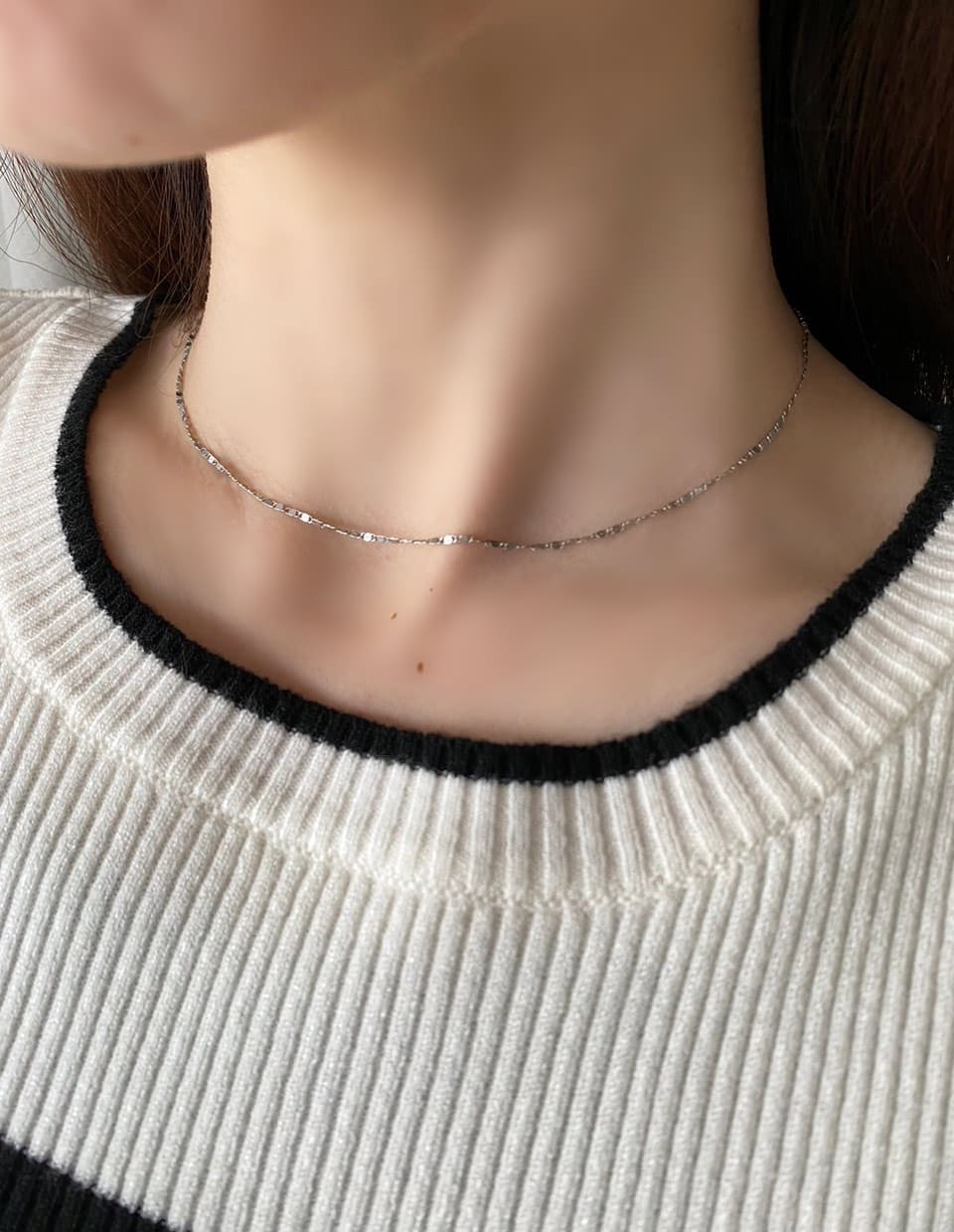 デザインチェーンネックレス シルバー925