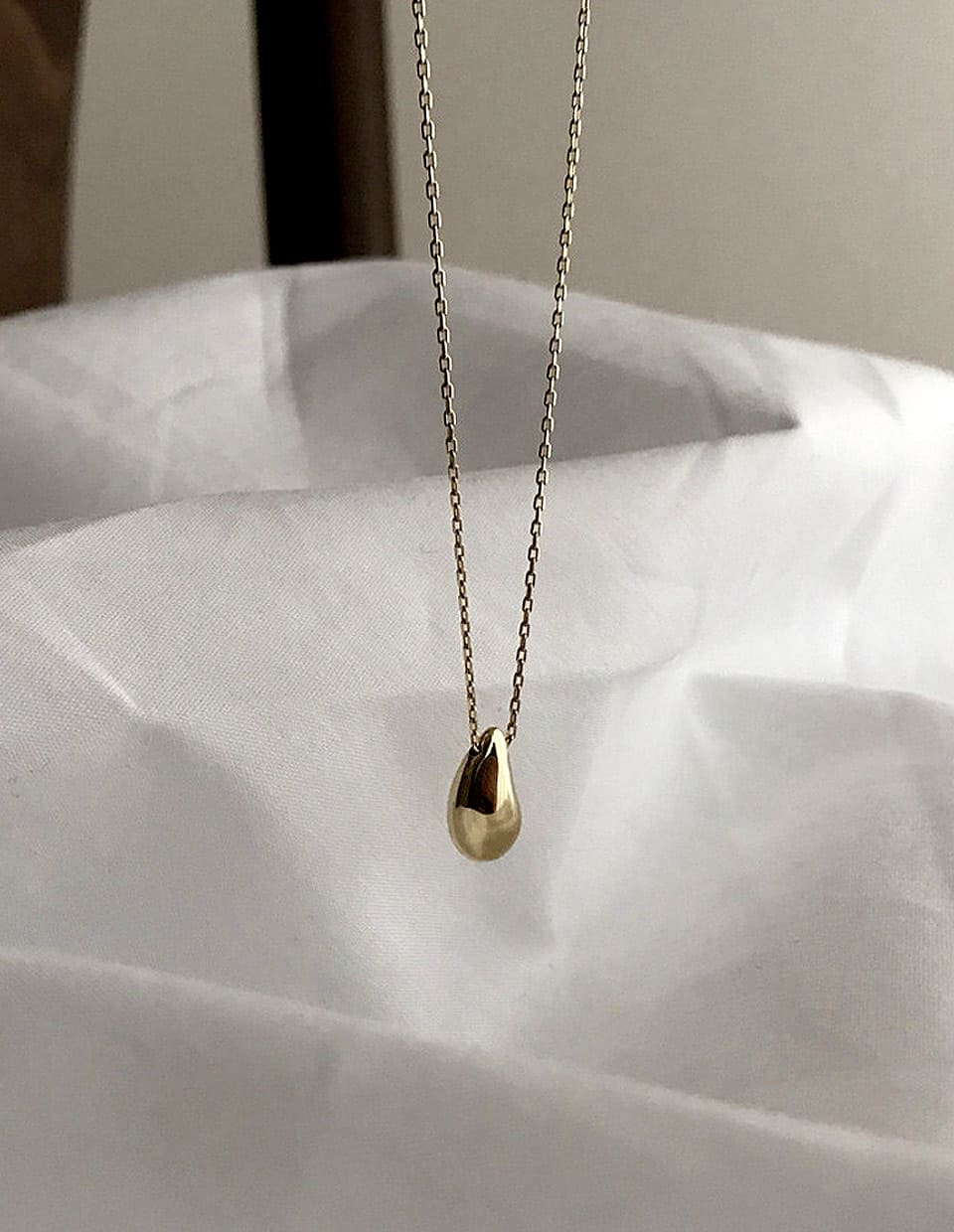 ドロップモチーフネックレス シルバー925