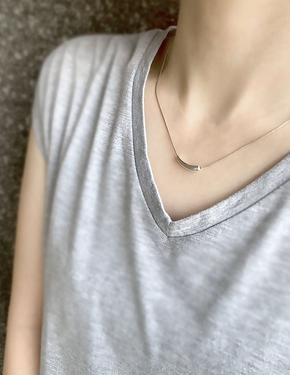 スネークチェーンネックレス シルバー925