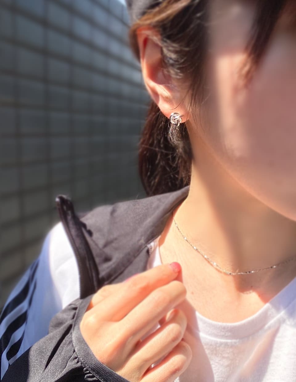 ノットピアス シルバー925