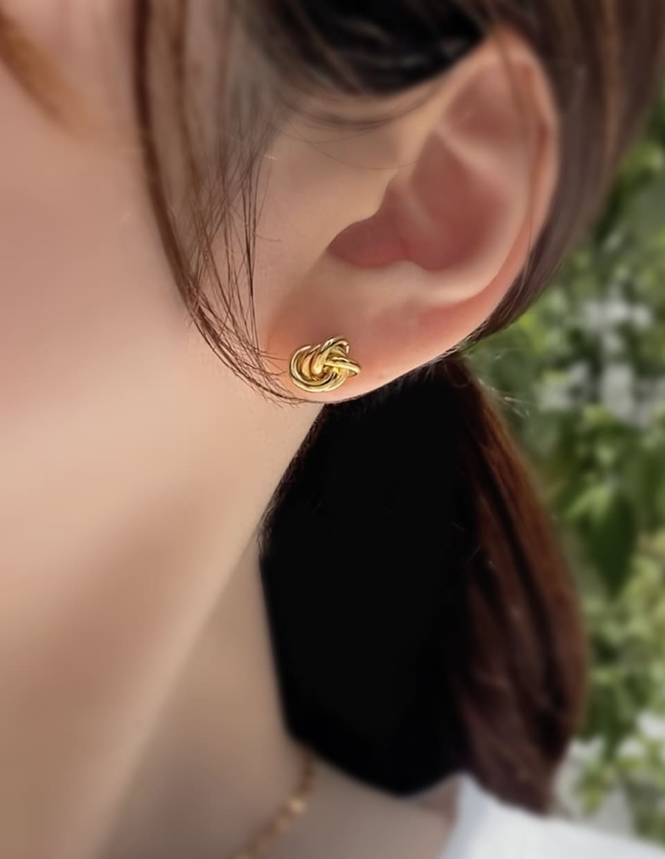 ノットピアス SV925