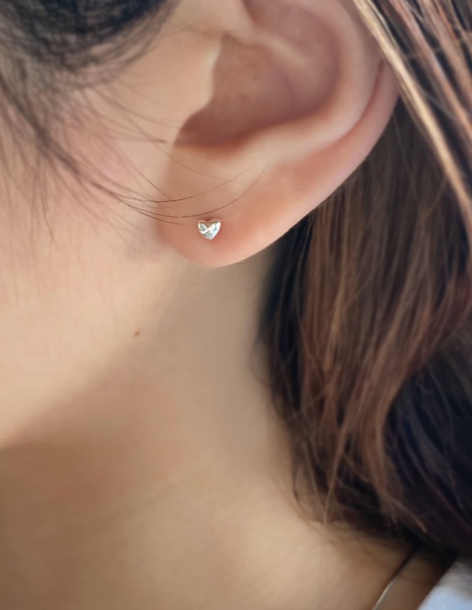 ハートminiピアス シルバー925