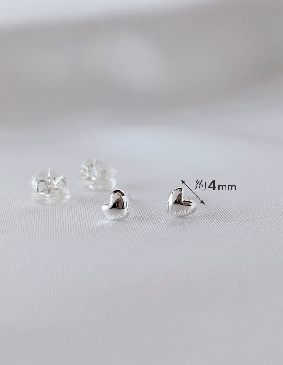 ハートminiピアス シルバー925