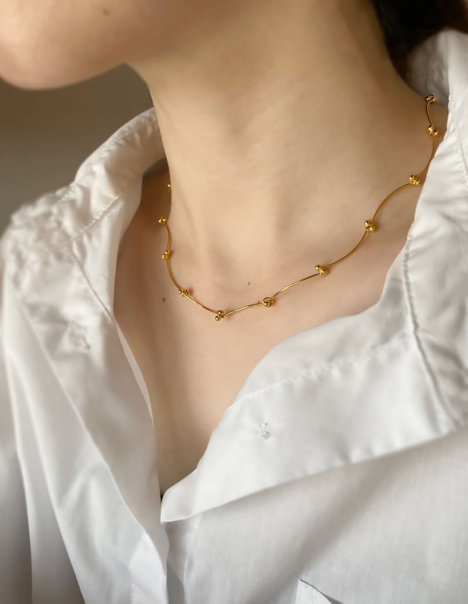 ステッチチェーンネックレス シルバー925