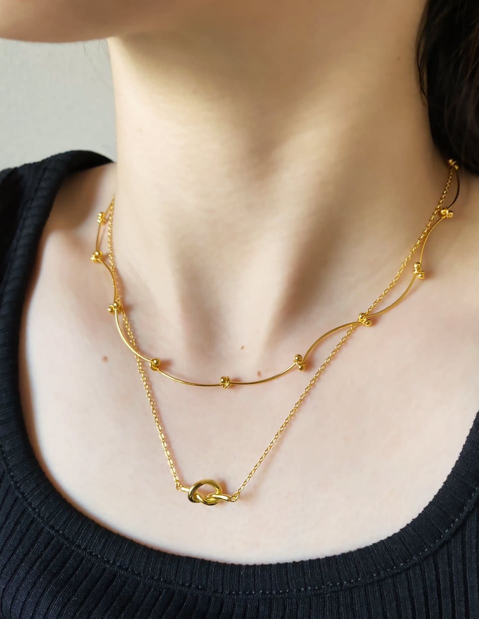 ステッチチェーンネックレス シルバー925
