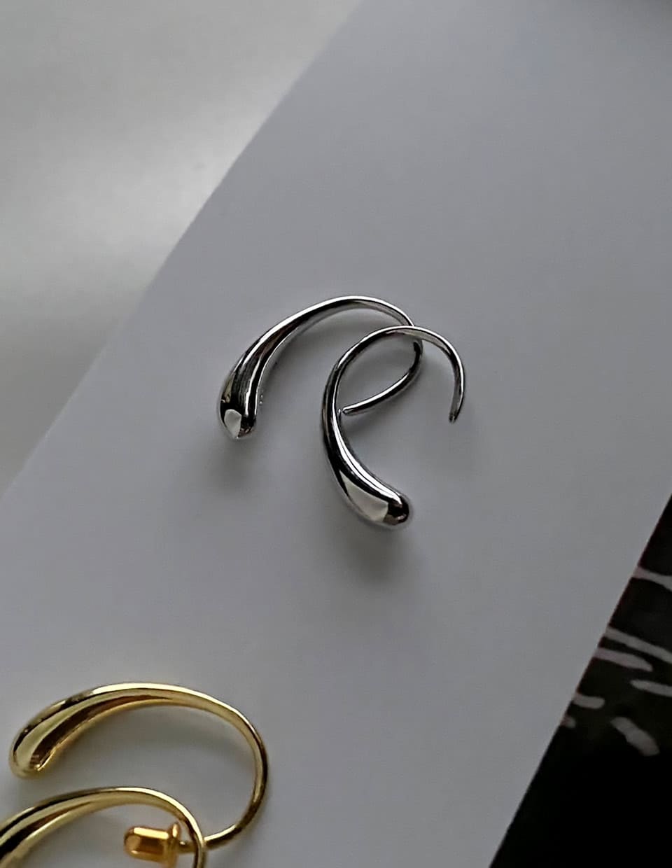 miniドロップフックピアス シルバー925