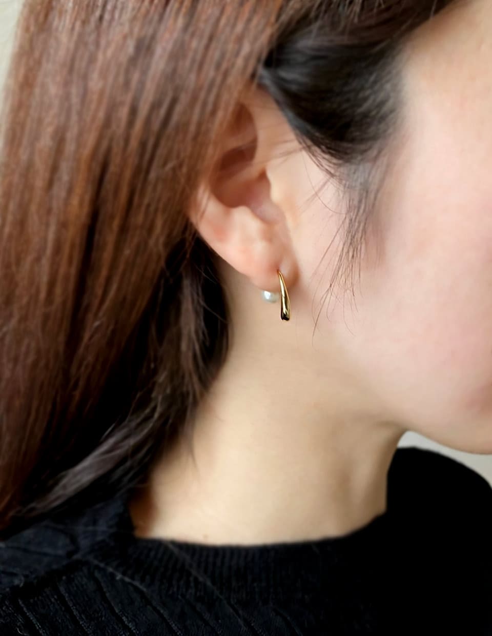 miniドロップフックピアス シルバー925