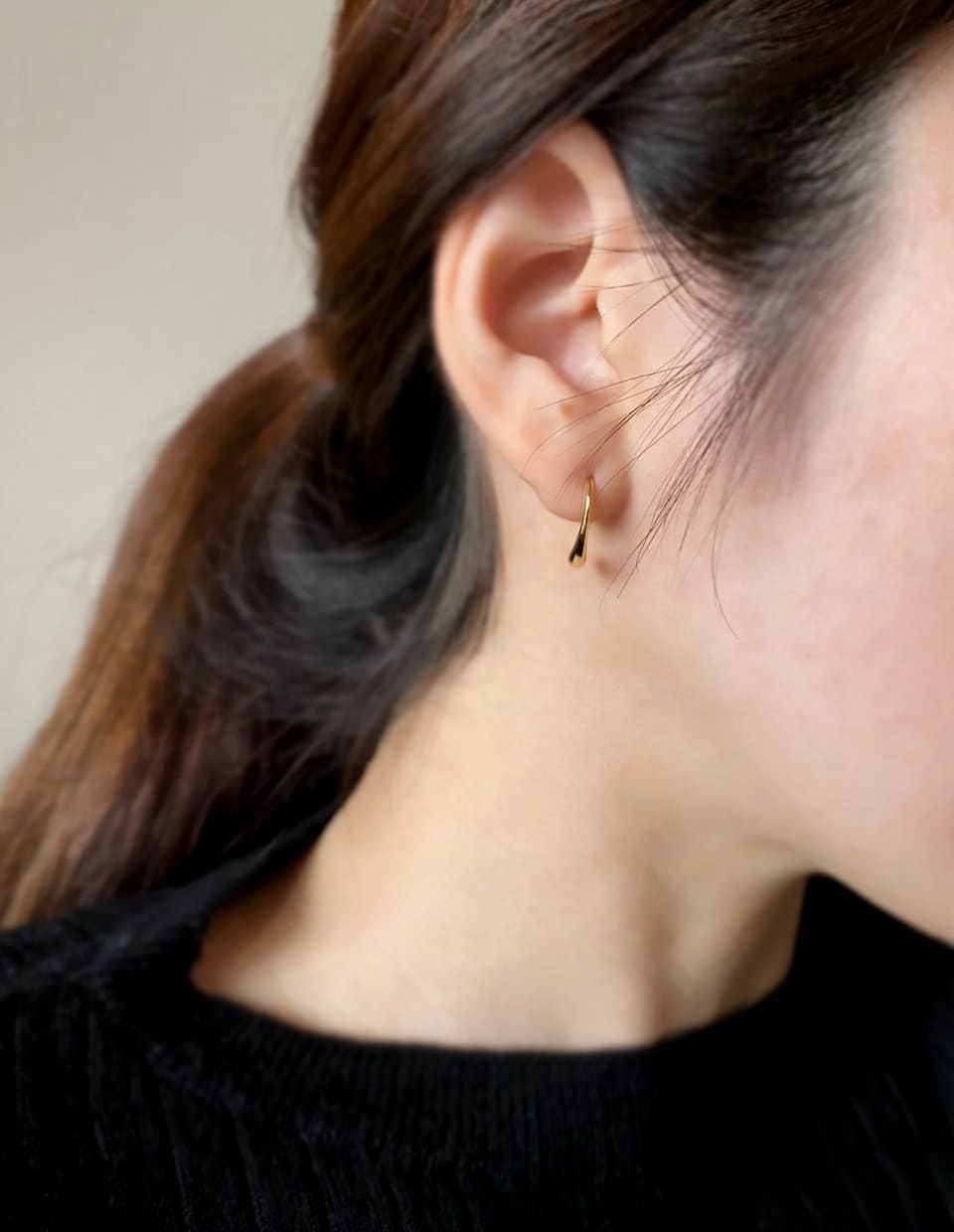 miniドロップフックピアス シルバー925