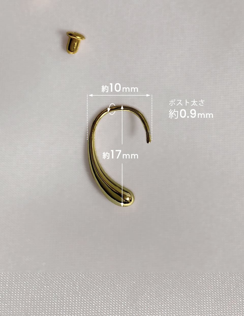 miniドロップフックピアス シルバー925
