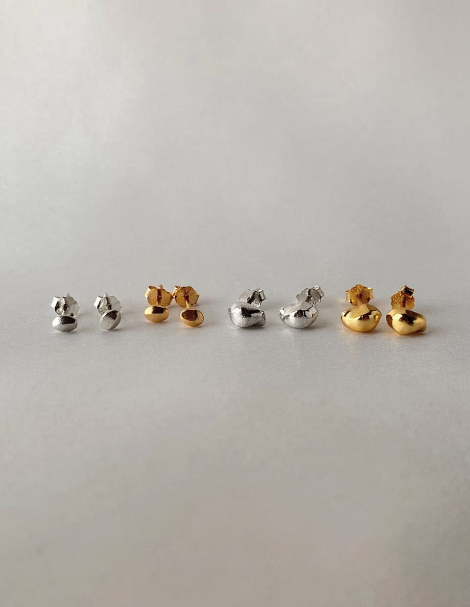 ストーンminiピアス シルバー925