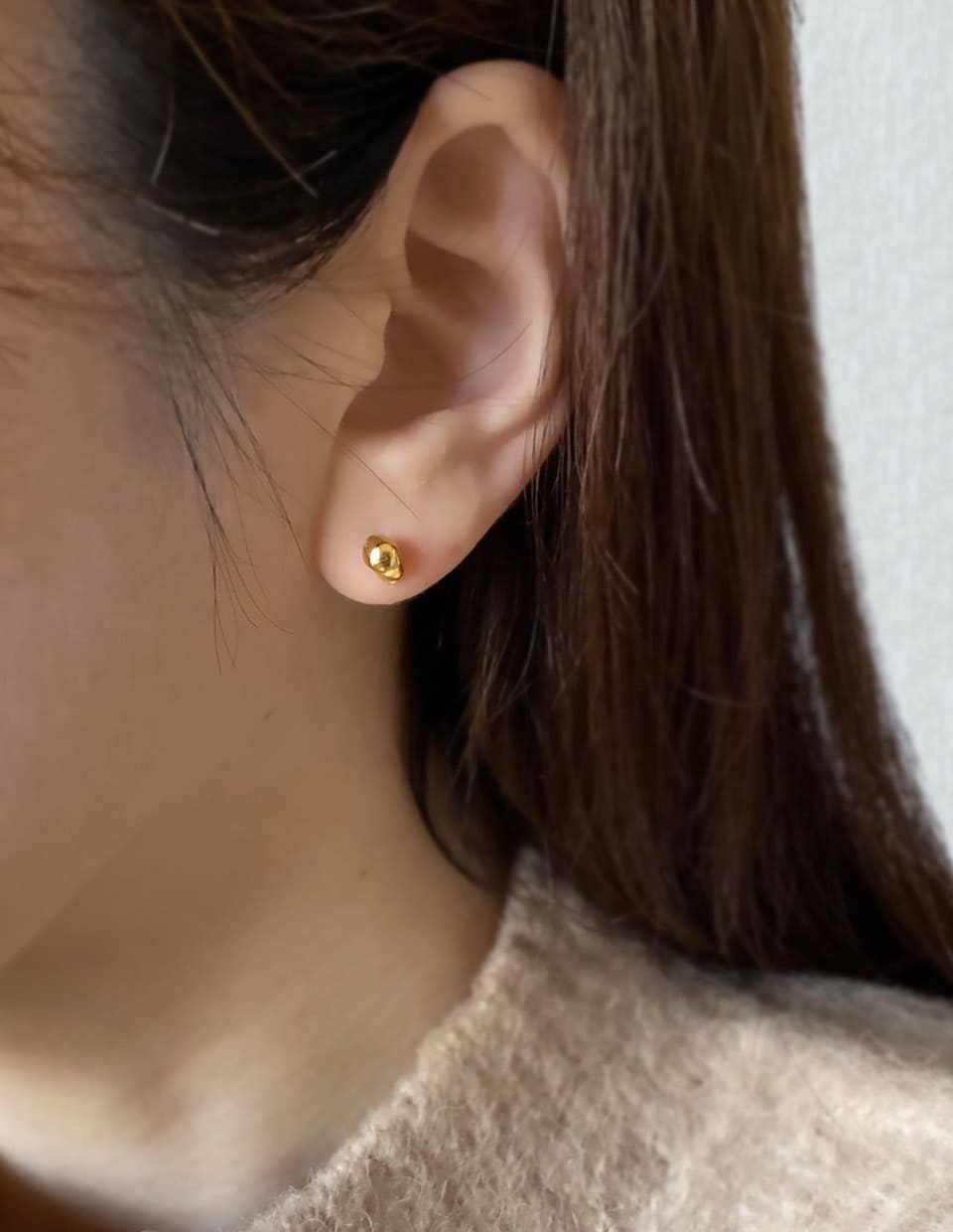 ストーンminiピアス シルバー925