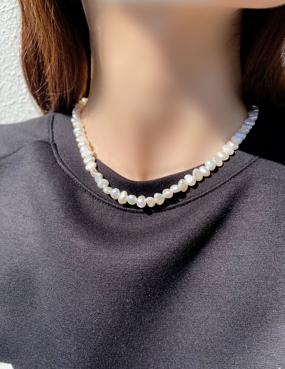 淡水バロックパールネックレス シルバー925
