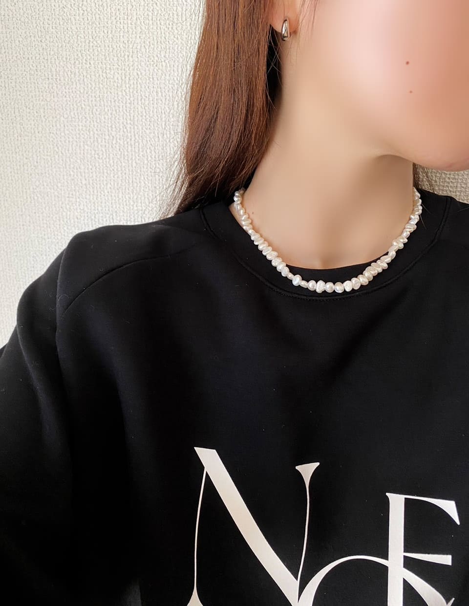 淡水バロックパールネックレス シルバー925