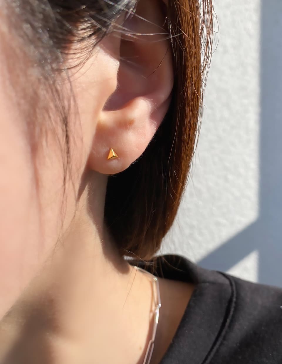 三角形miniピアス シルバー925