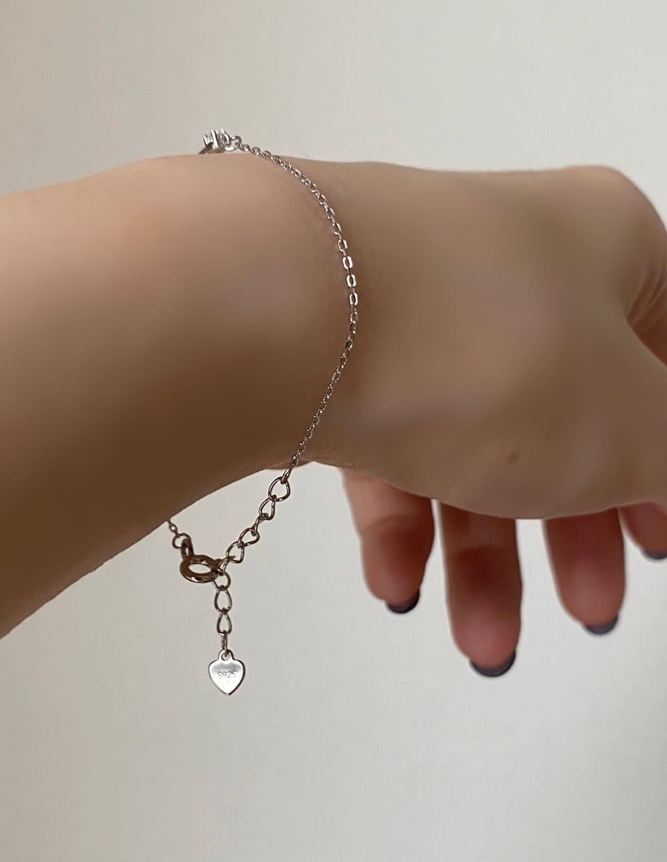CZツイストブレスレット シルバー925
