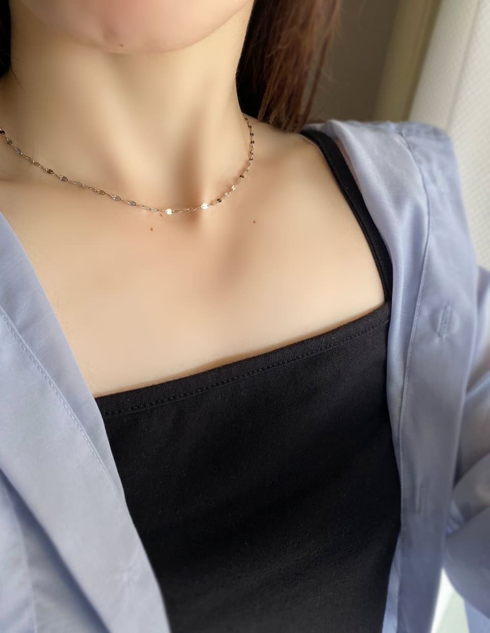 エクレアチェーンネックレス シルバー925