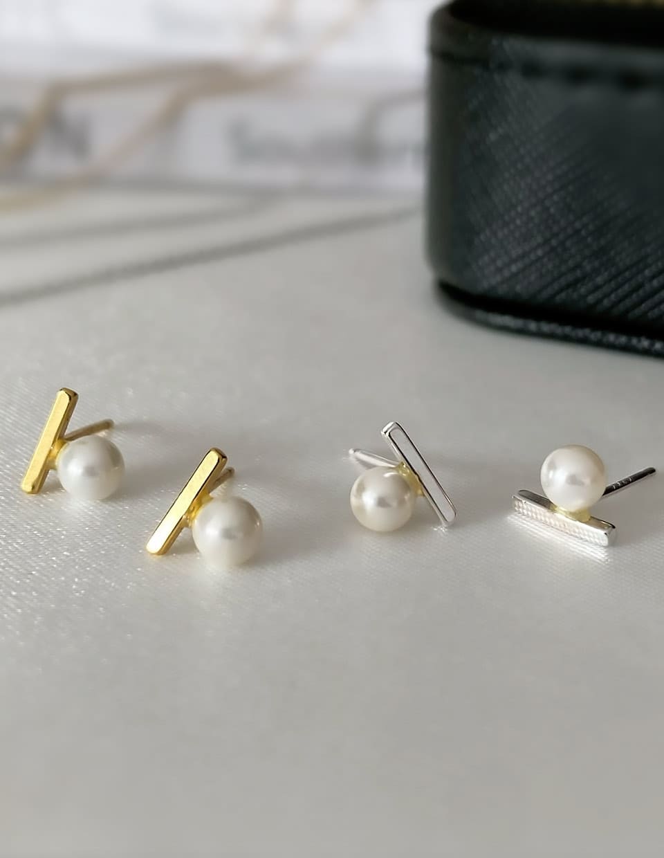 パール×スティックピアス シルバー925