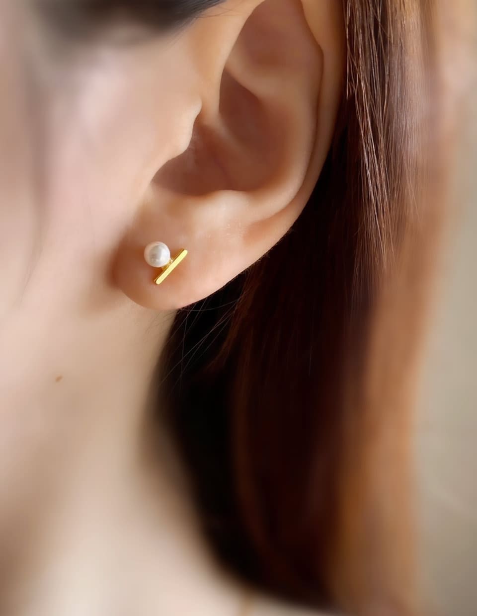 パール×スティックピアス シルバー925