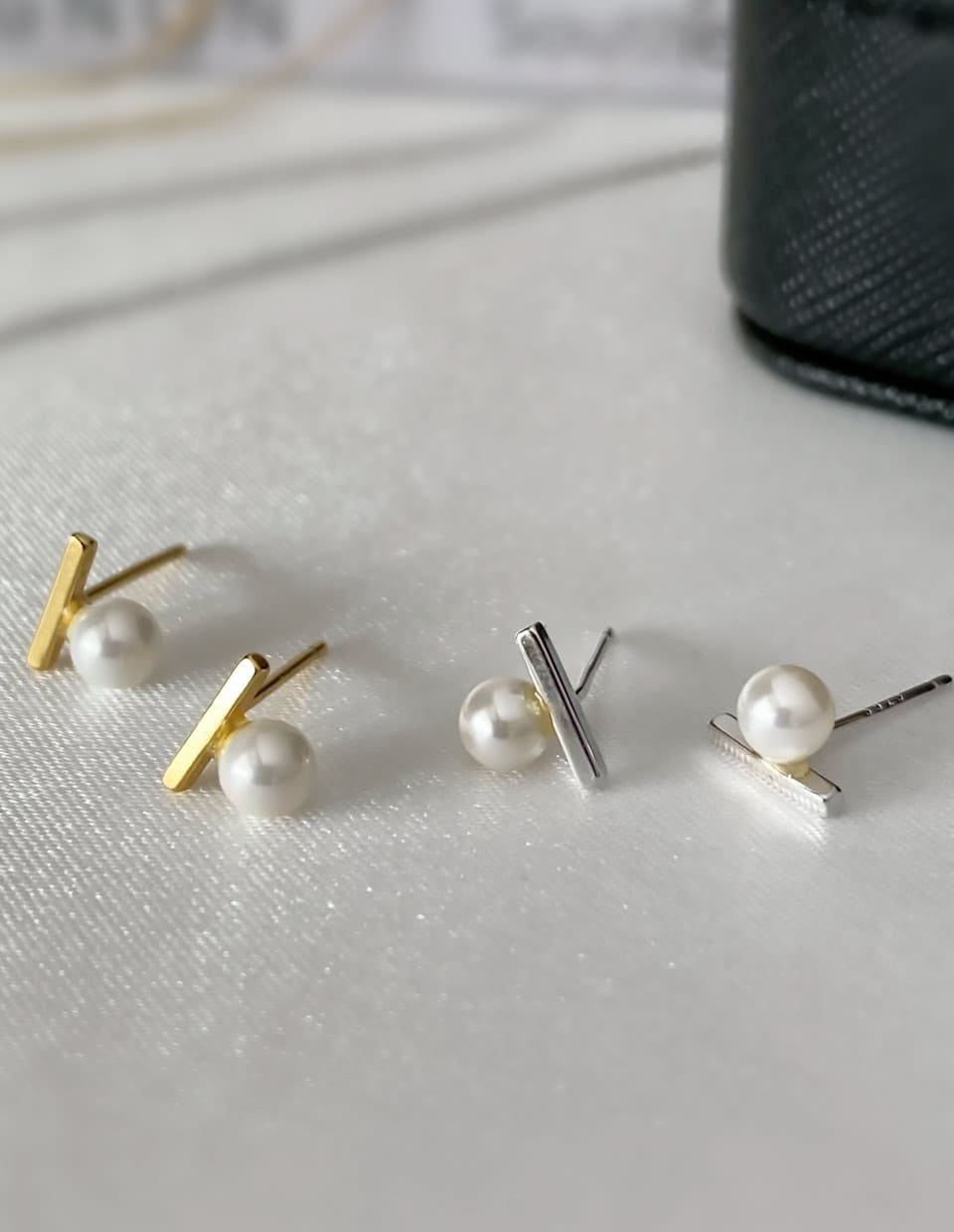 パール×スティックピアス シルバー925