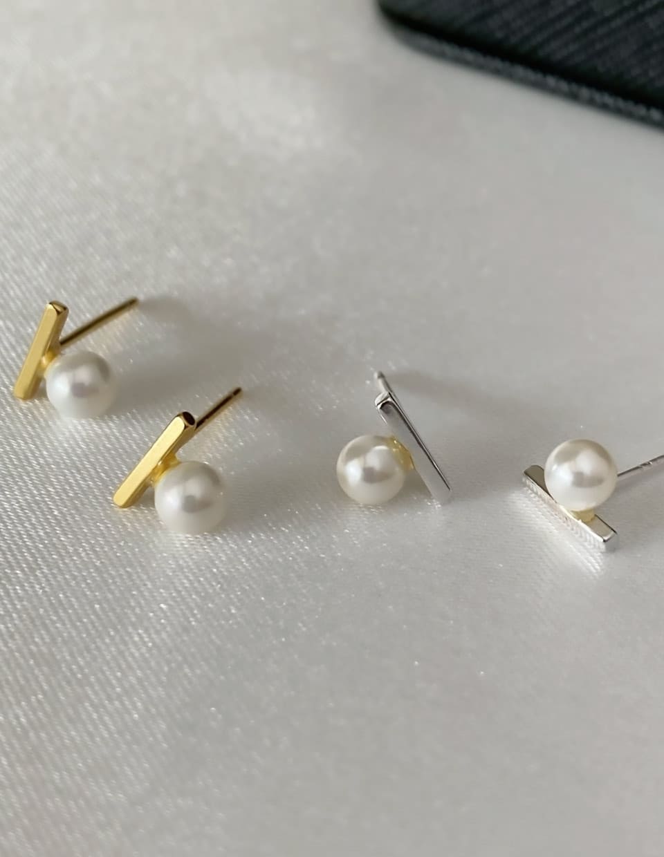 パール×スティックピアス シルバー925