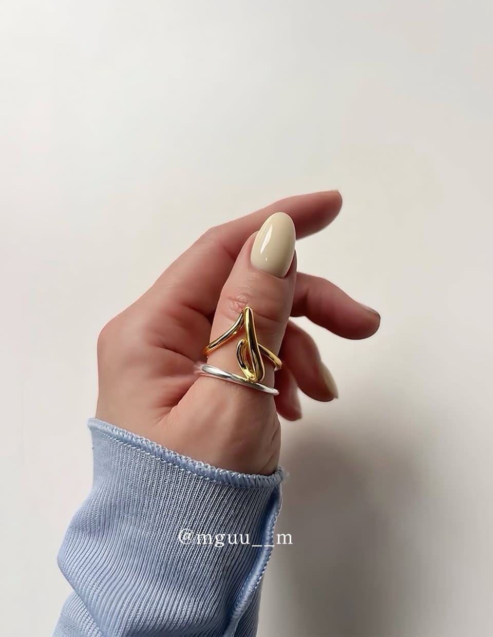 2wayコンビリュクスリング SV925 – 金属アレルギー対応のアクセサリー