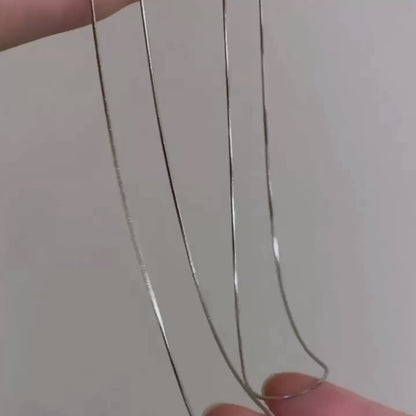 スネークチェーンネックレス 45-50cm SV925
