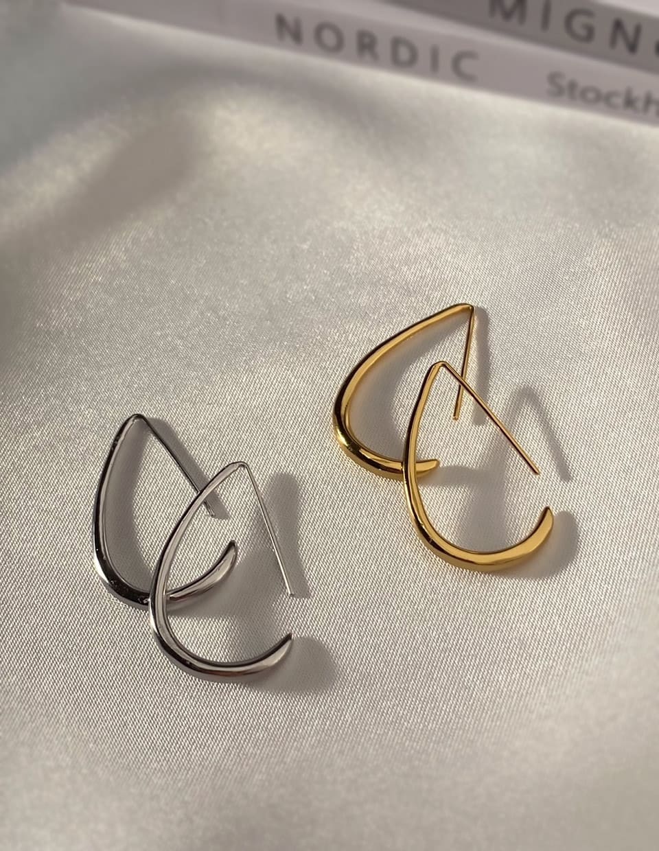 ドロップフックピアス シルバー925