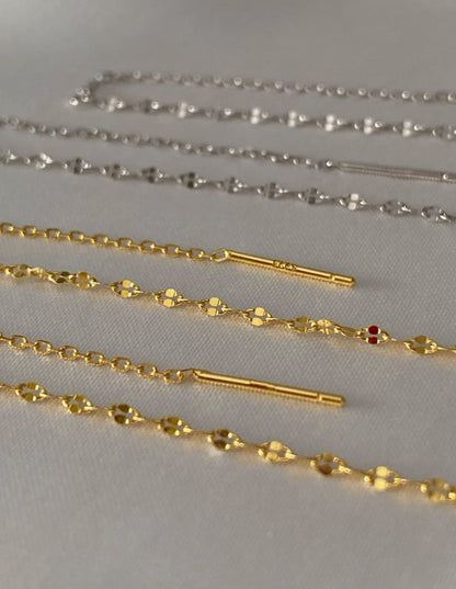 [SET]デザインチェーンピアス＋馬蹄ネックレス SV925（2SET）
