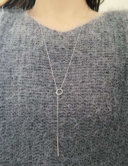 Y字ロングネックレス  SV925