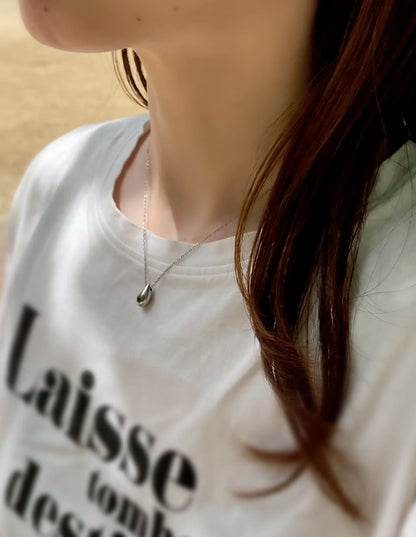 ドロップモチーフネックレス シルバー925