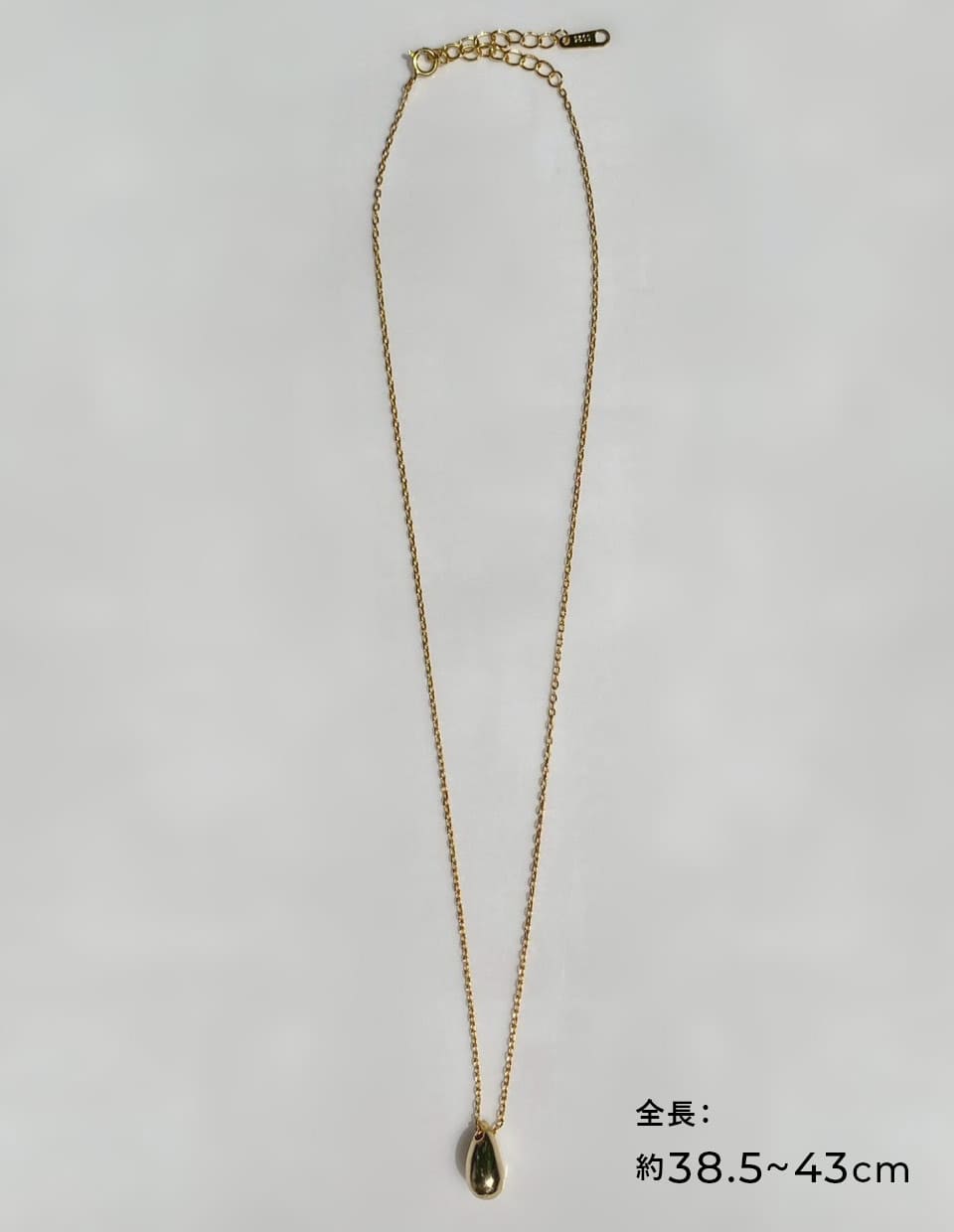 ドロップモチーフネックレス シルバー925