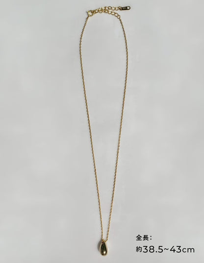 ドロップモチーフネックレス シルバー925