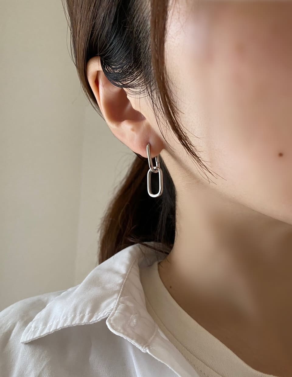 2WAY チェーンピアス シルバー925