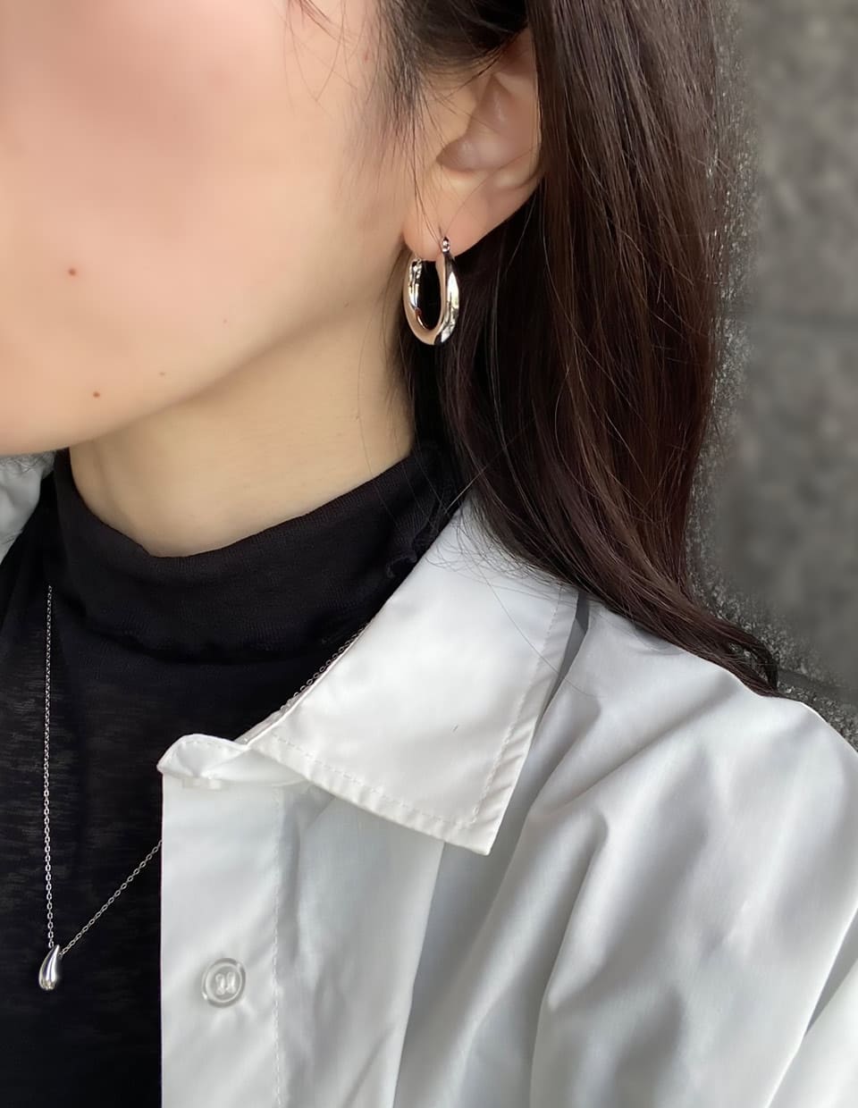 フープピアス シルバー925