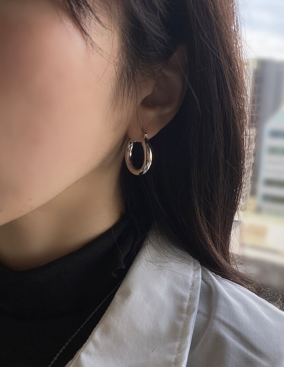 フープピアス シルバー925