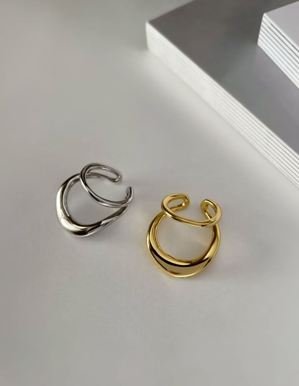 ダブルラインイヤーカフ SV925