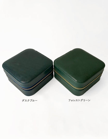 お気に入りの居場所になる 本革ジュエリーポーチ