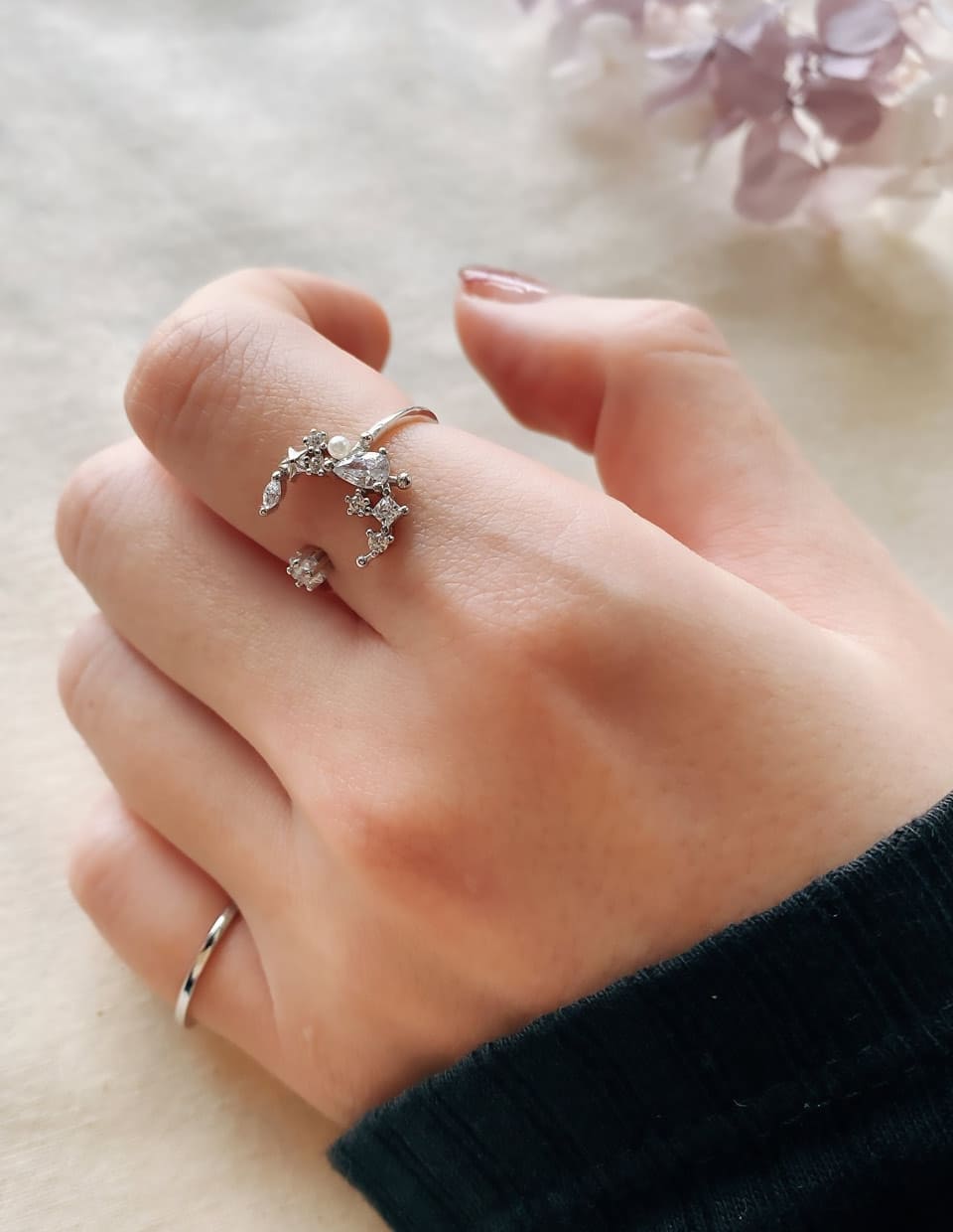 CZ セレネリング シルバー925