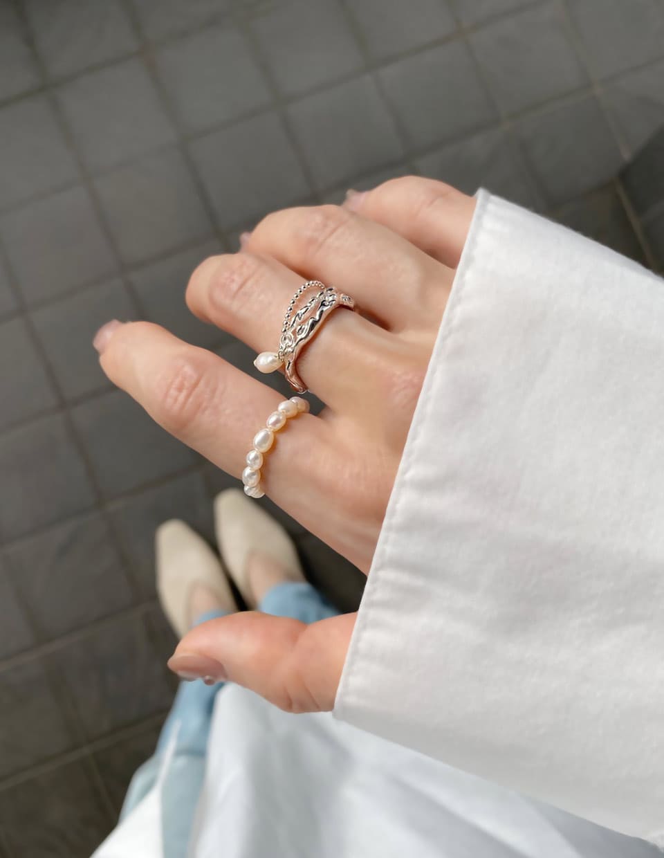 CHANEL 12号 シャネル リング・指輪 ロゴ 太めデザイン シルバー