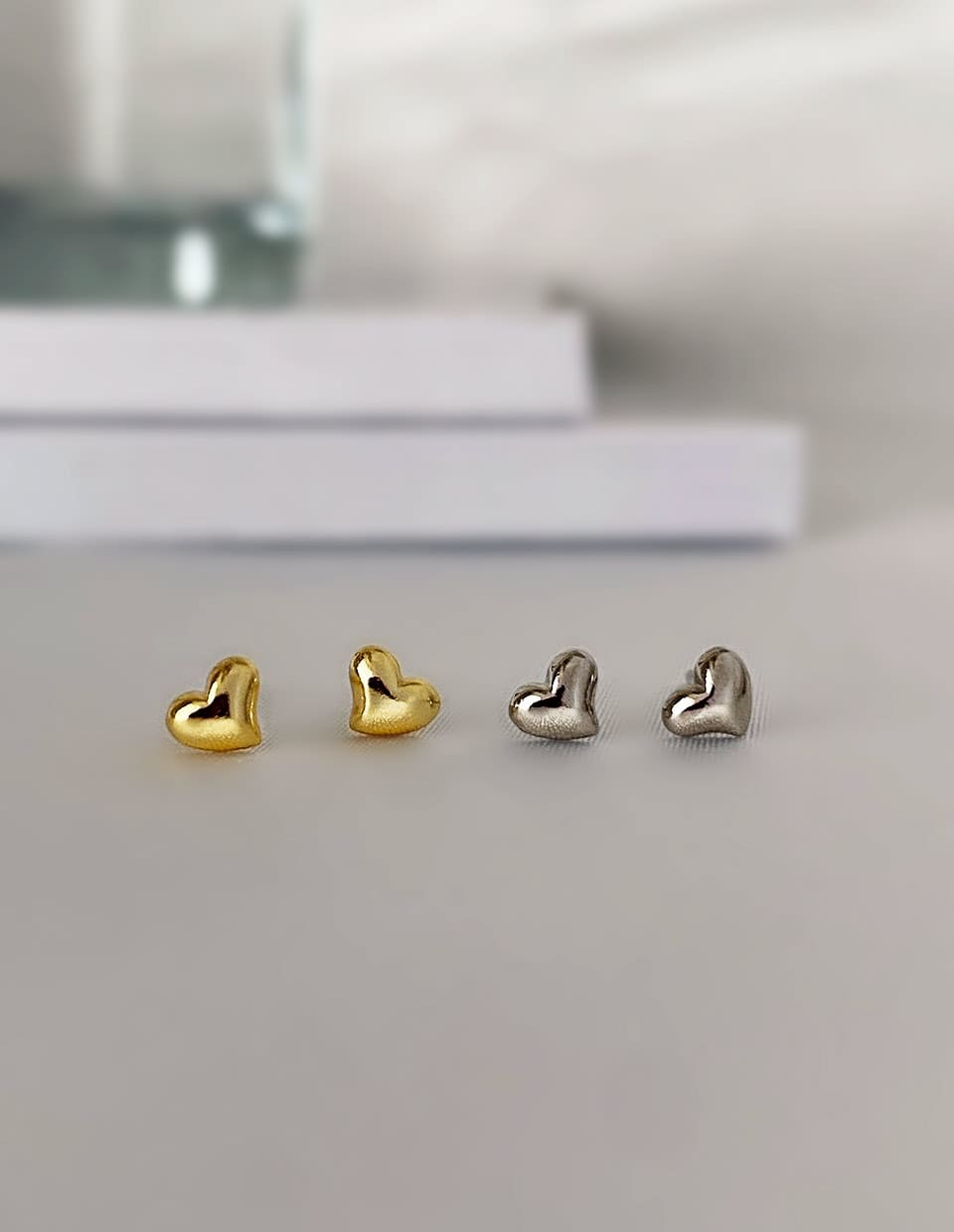 ハートminiピアス SV925