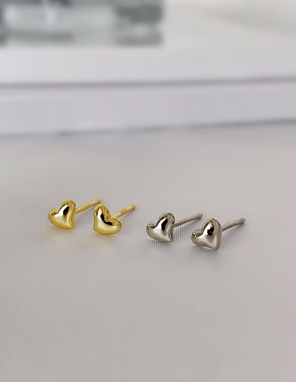 ハートminiピアス SV925