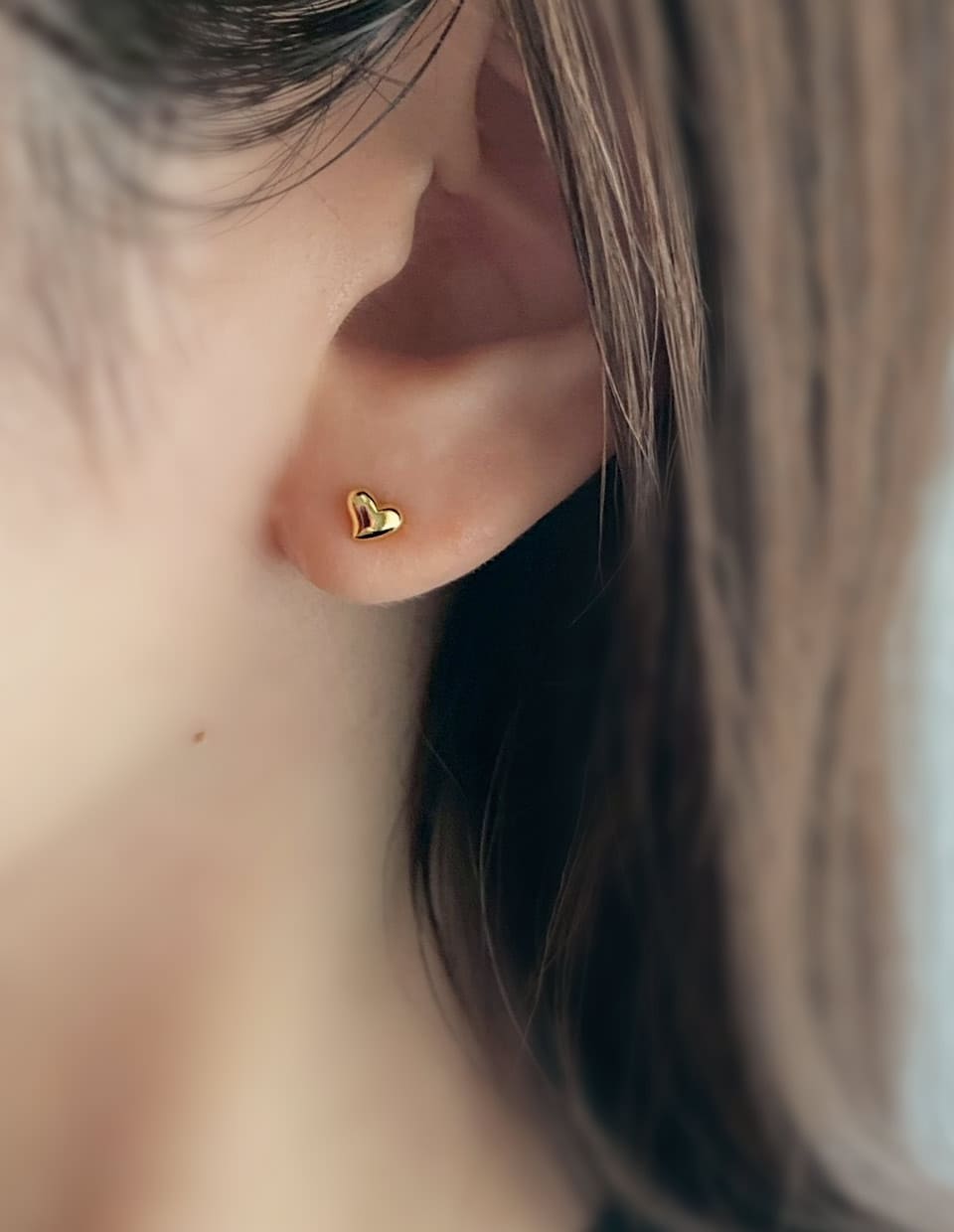 ハートminiピアス SV925